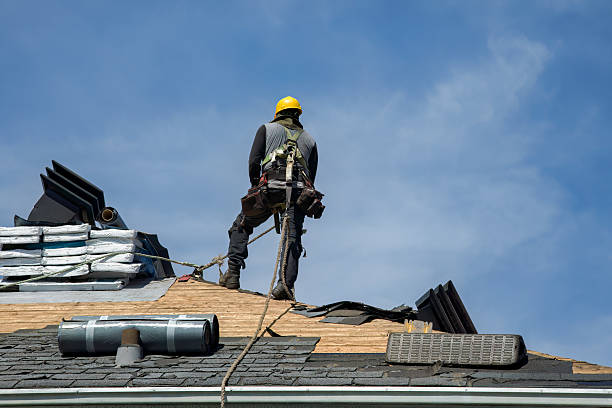 Professional Metal Roofing technician working in Pelham, NY